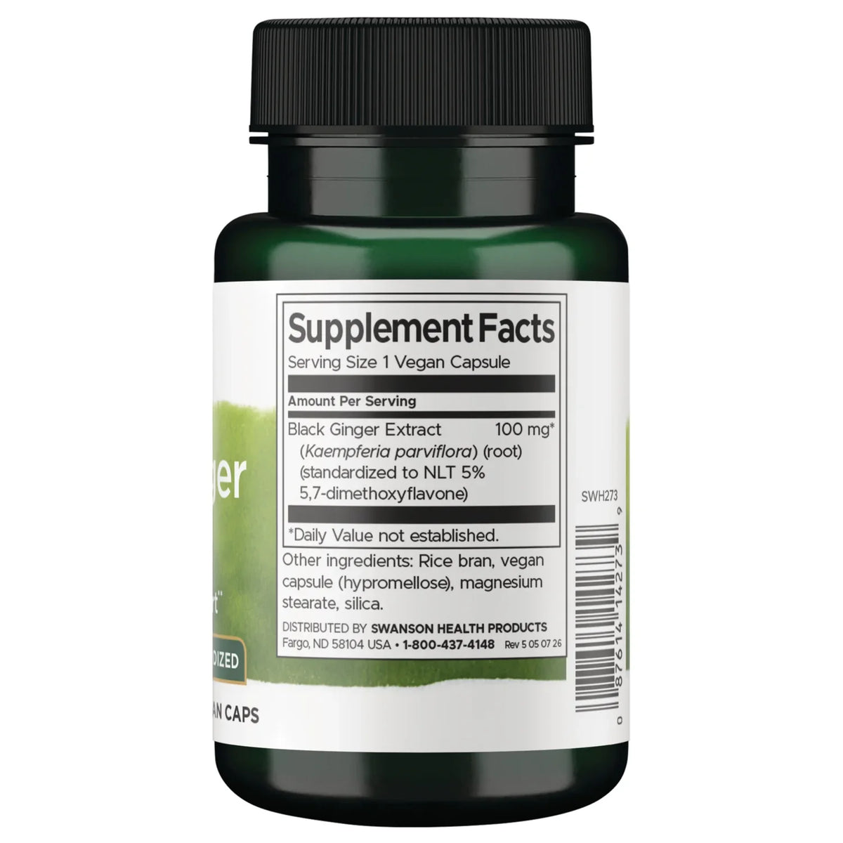 Black Ginger Extract - Standardized