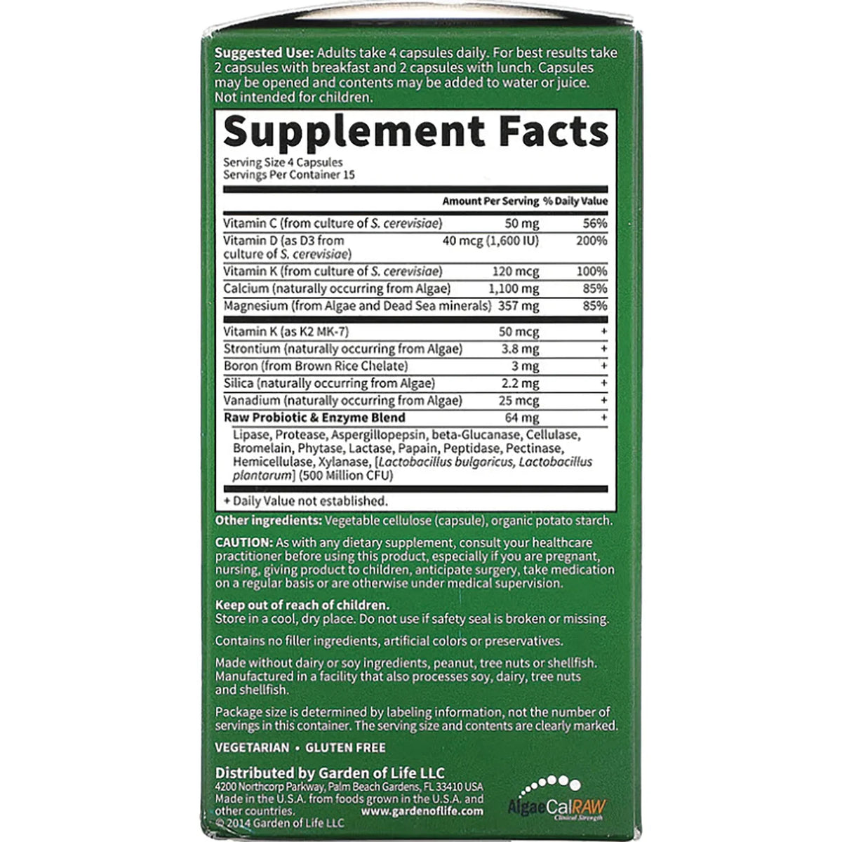 Vitamin Code Raw Calcium