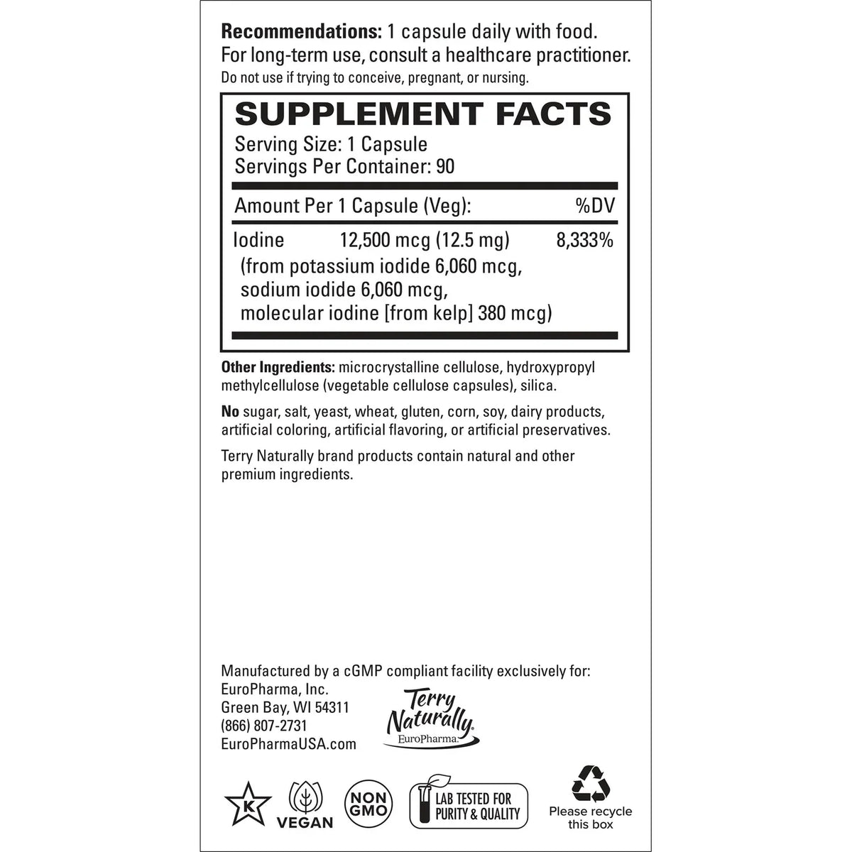 Terry Naturally Tri-Iodine
