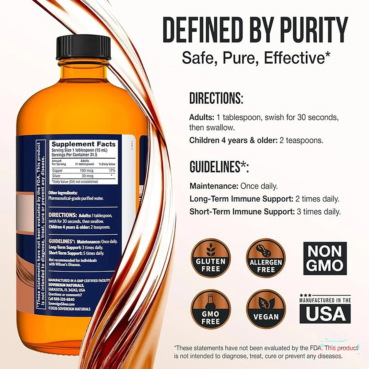 Sovereign Copper Bio-Active Copper Hydrosol