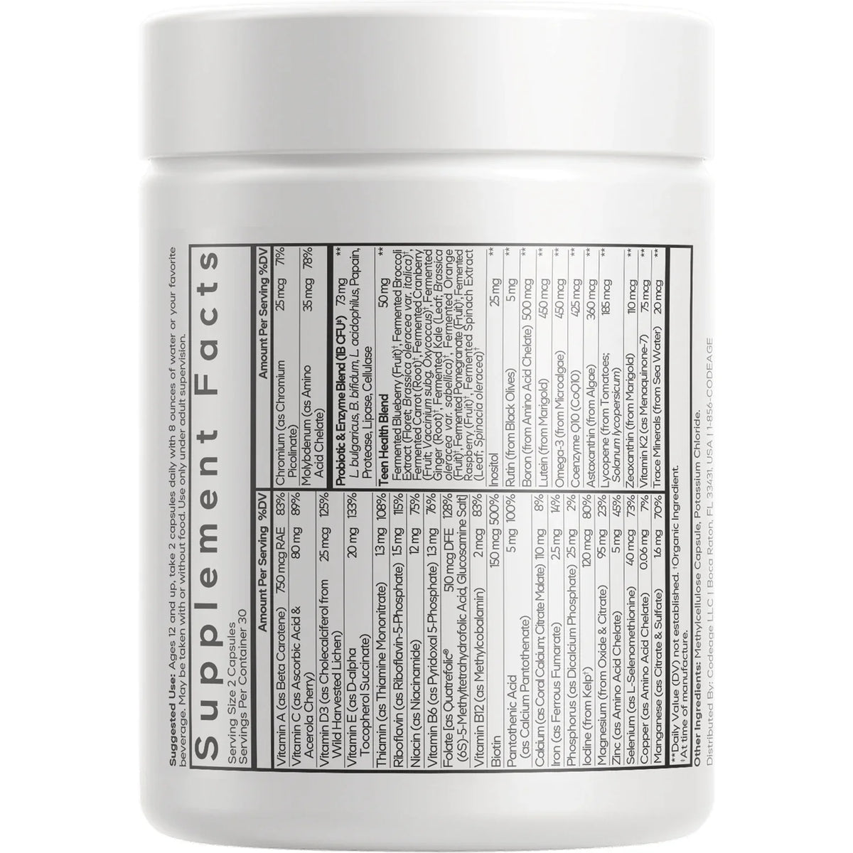Teen Fermented Multivitamin+