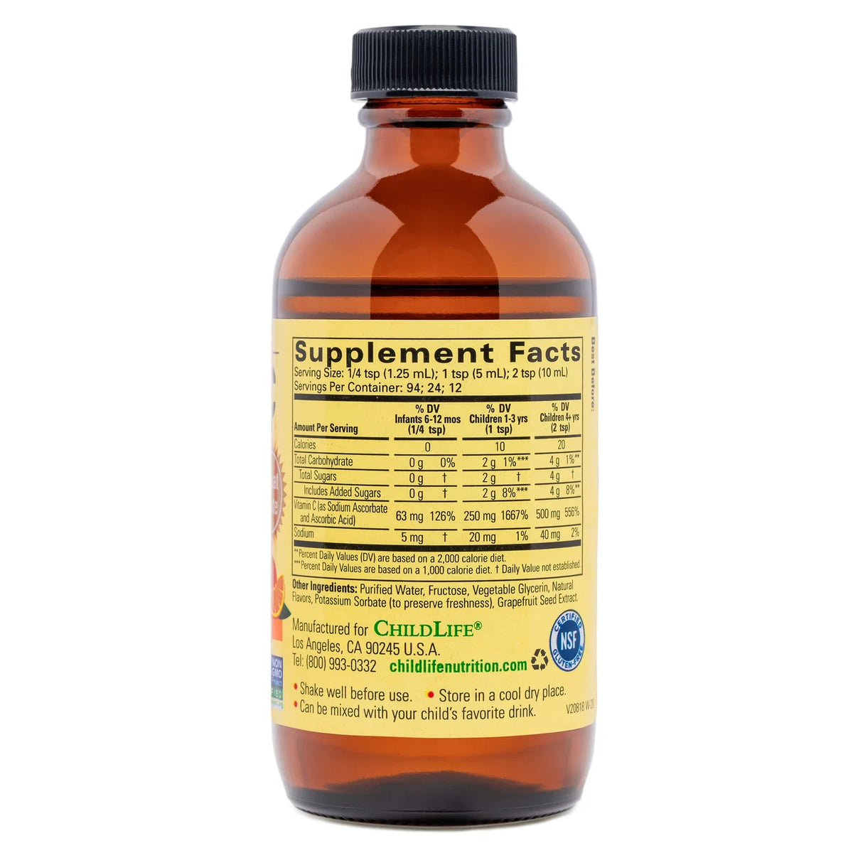 Liquid Vitamin C - Natural Orange