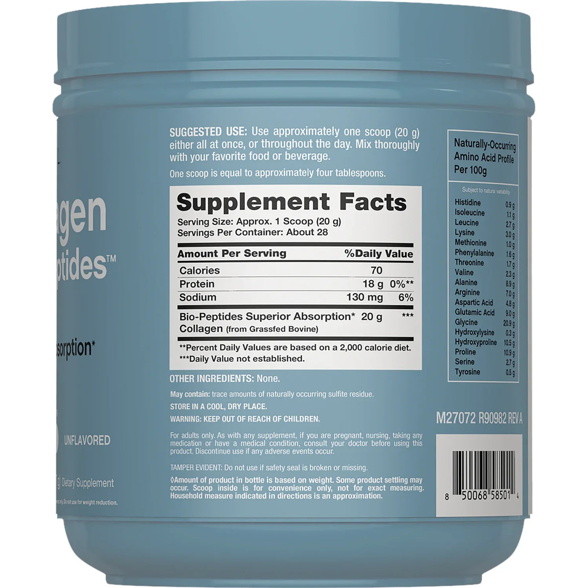Collagen Bio-Peptides Protein - Unflavored