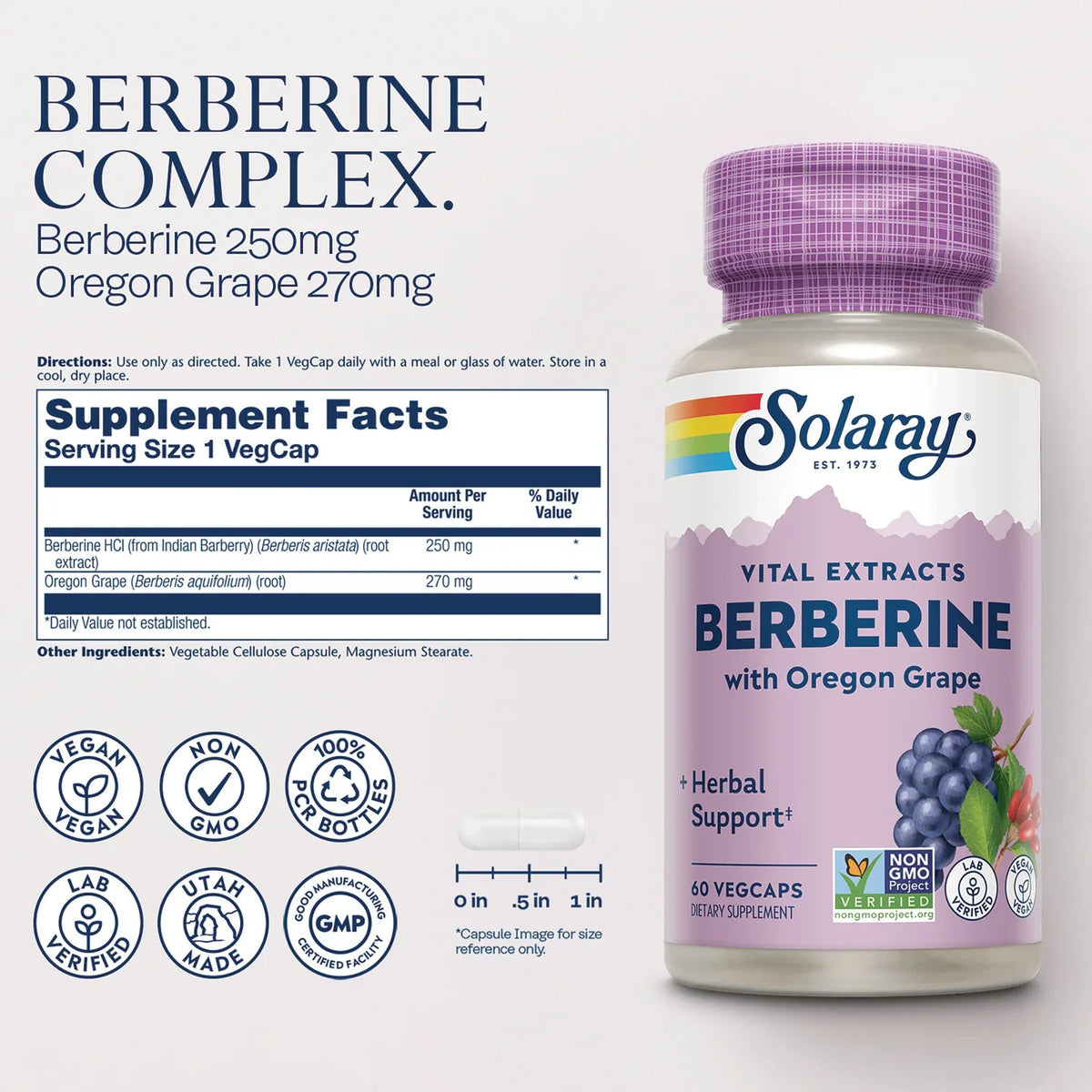 Berberine with Oregon Grape