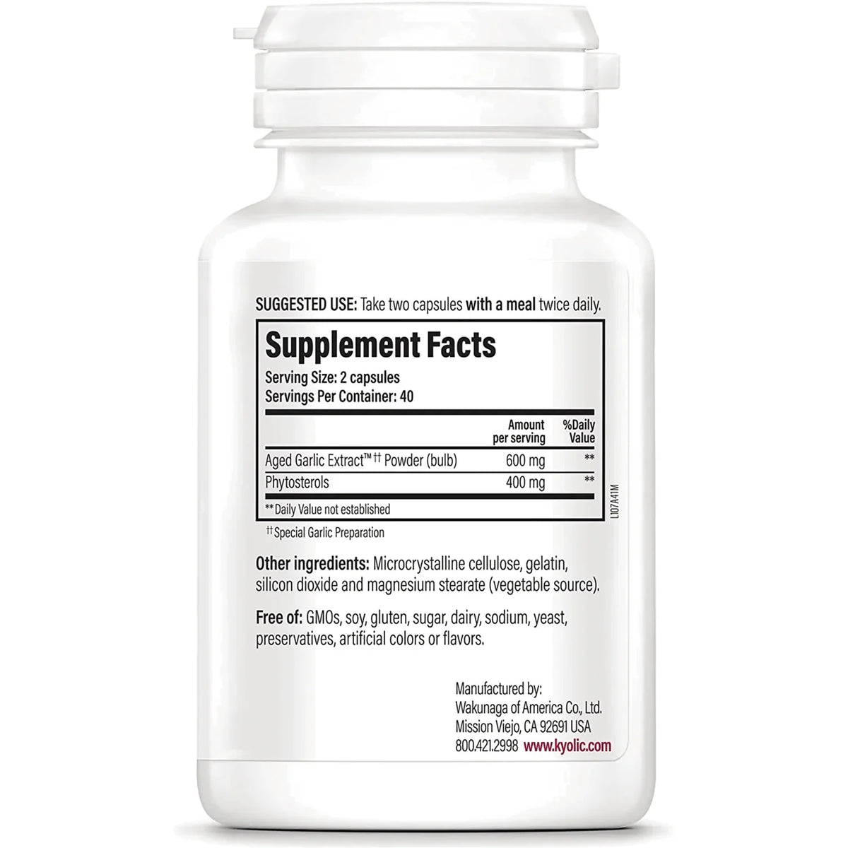 #107 Aged Garlic Extract Phytosterols