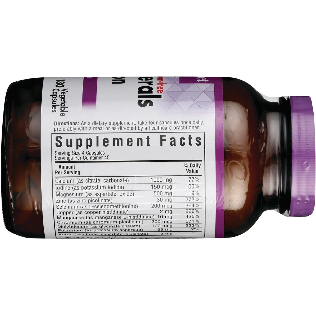 Iron-Free Multiminerals & Boron - Full Spectrum
