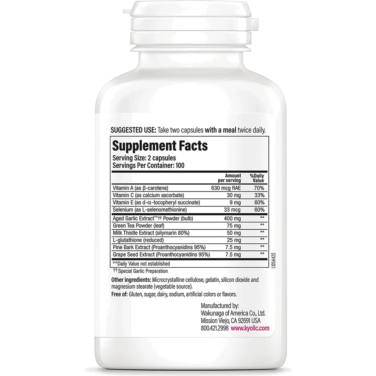 #105 Garlic, A,C,E Selenium